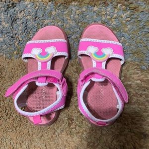 Carter’s Pink light up rainbow sandals